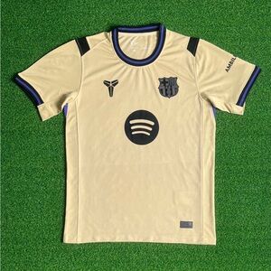 Barcelona x Kobe 2025 2026 home away jersey Beige Crème shirt